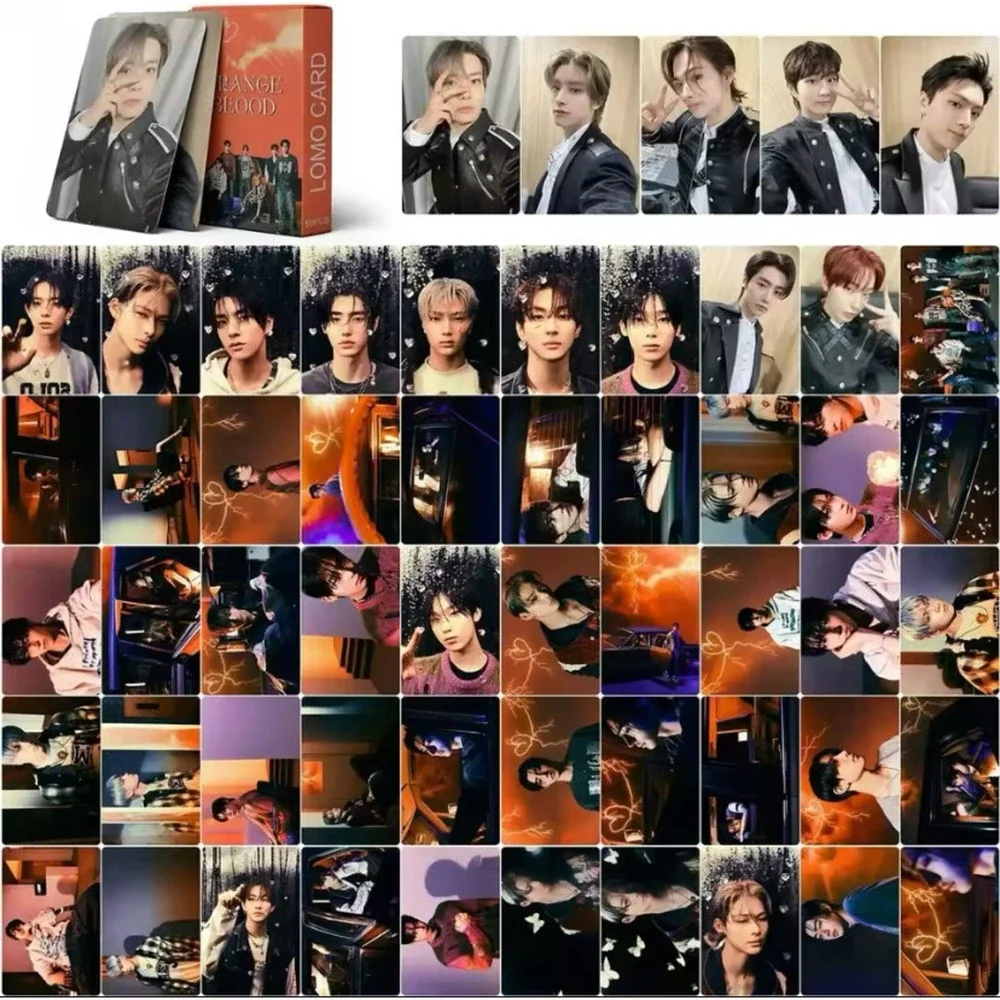 Enhypen Orange Blood 55 Photo LOMO Cards K-Pop Korean Boy Band New SEALED - Picture 2 of 6